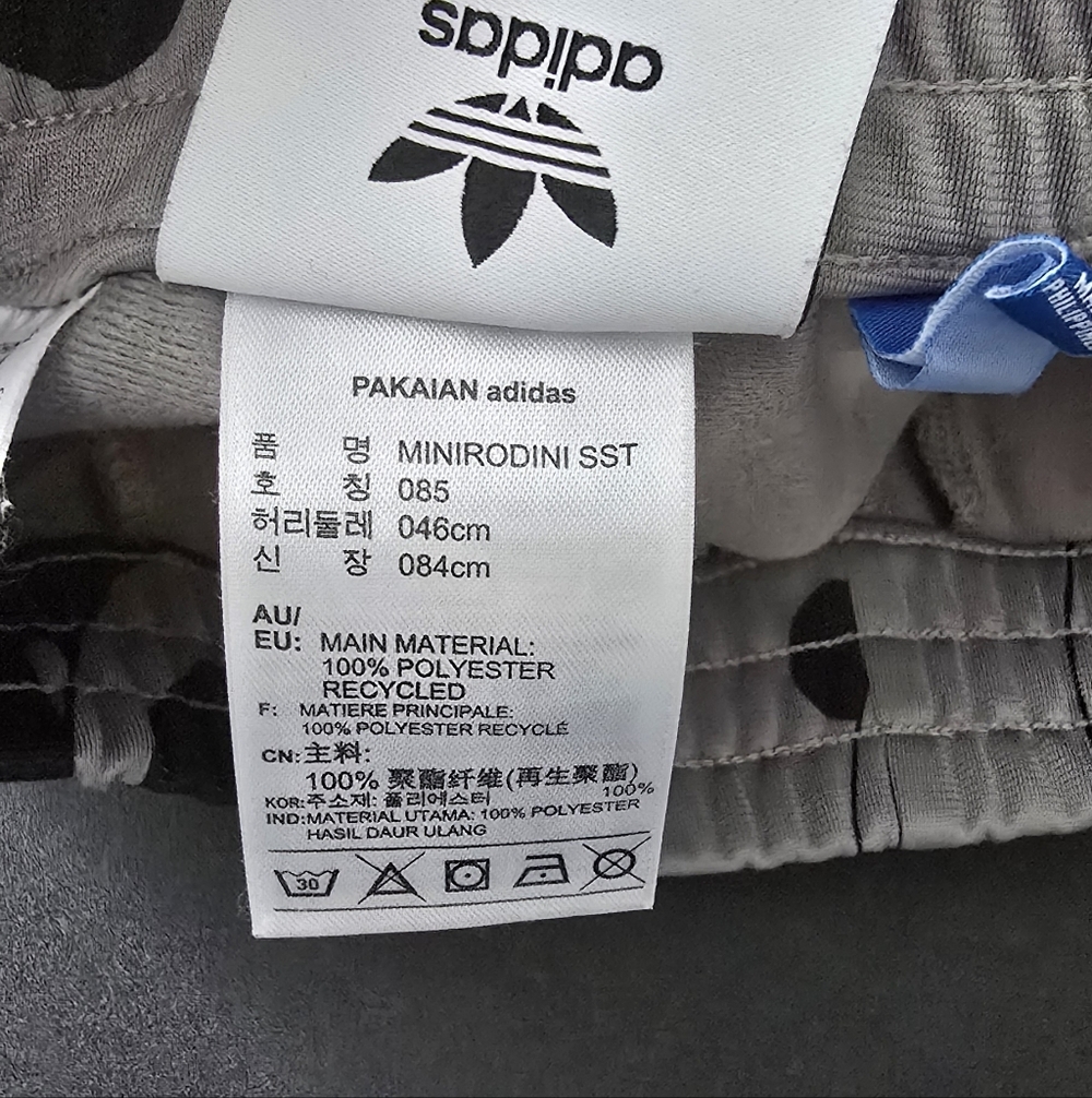 Adidas Black and Gray Mini Rodini Panda Tracksuit 12-18mos - Picture 6 of 9